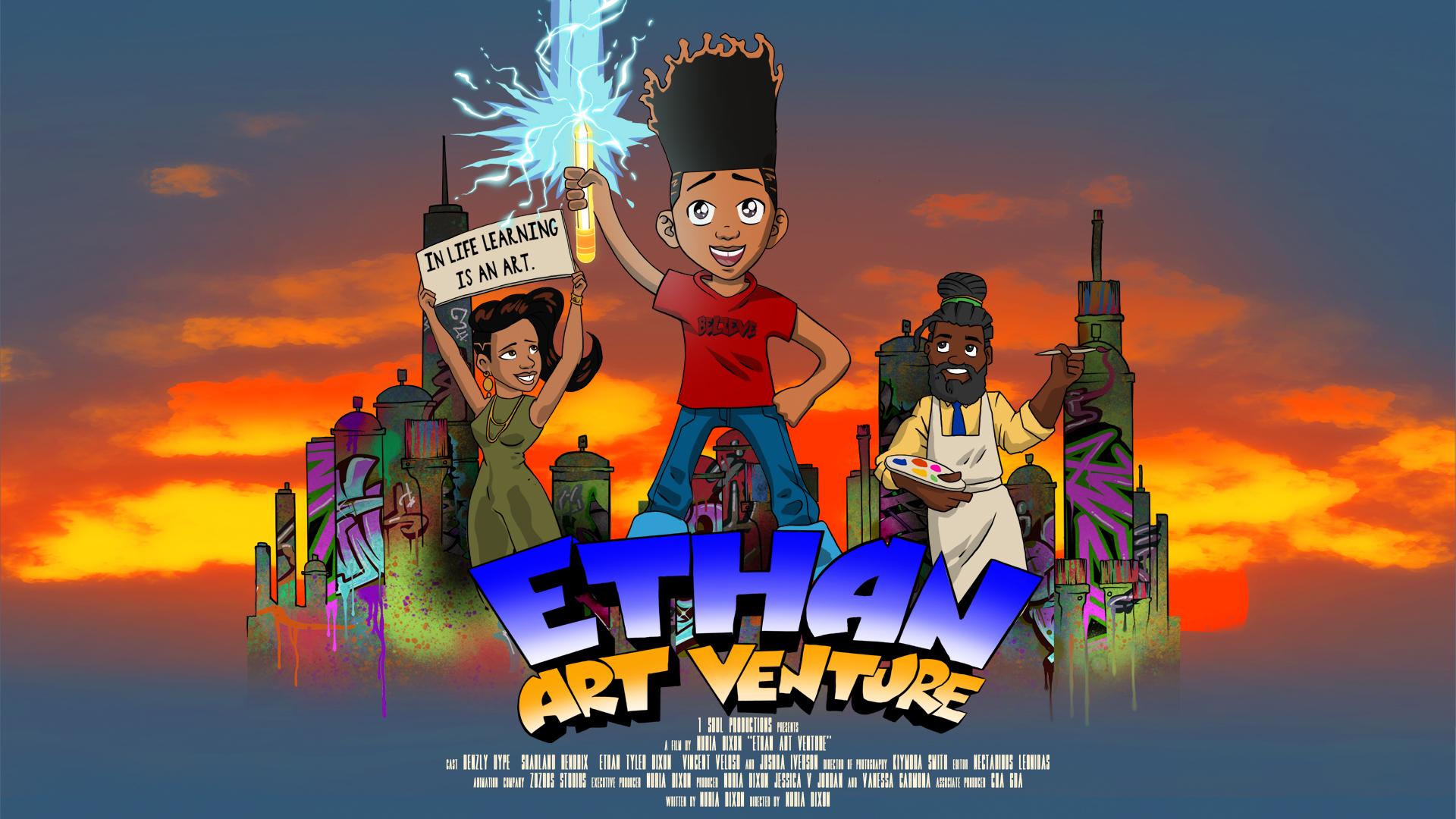 Ethan Art Venture animated short film